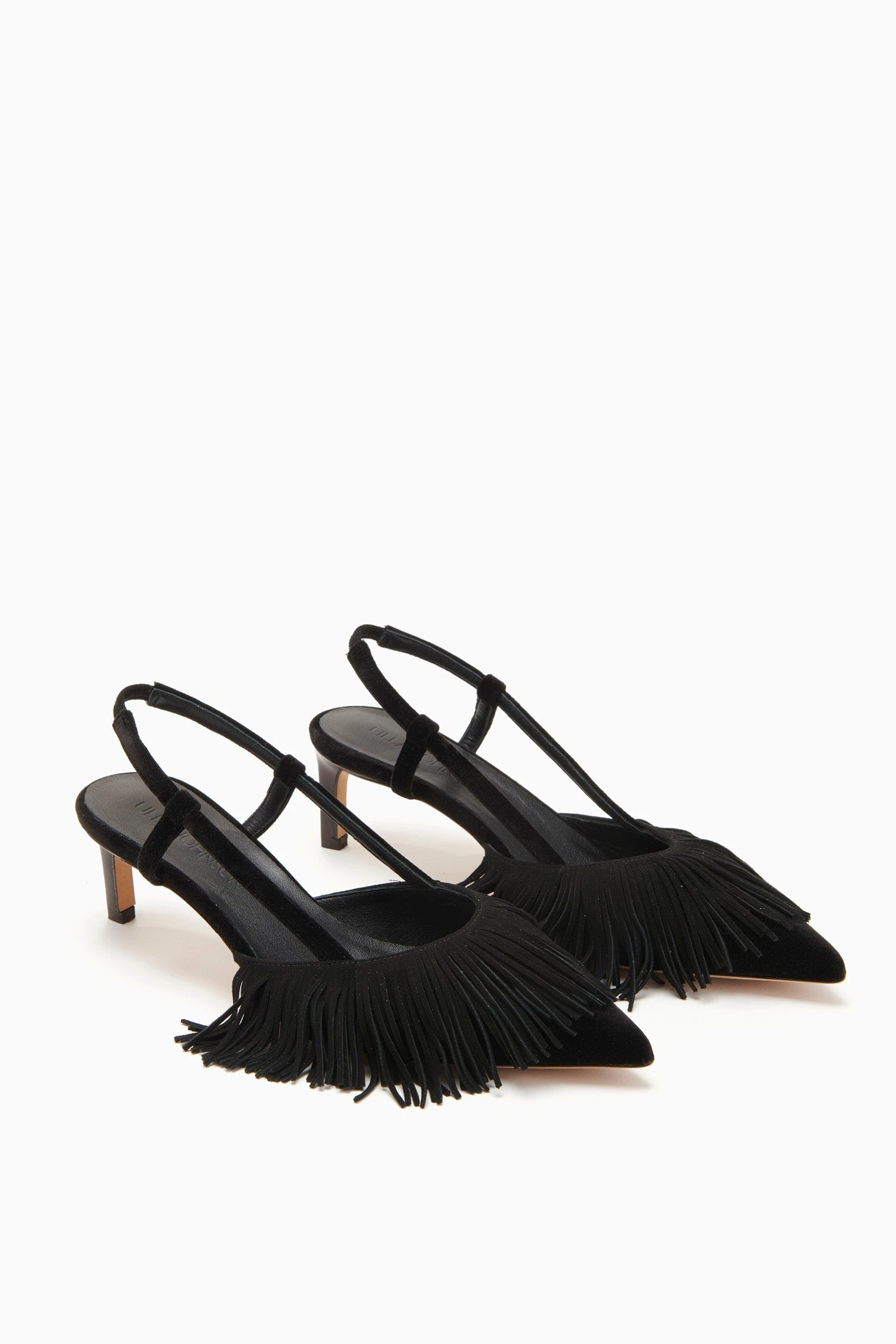 ULLA JOHNSON Shira Fringe Sling Back - Noir 5 ULLA JOHNSON Shira Fringe Sling Back - Noir - Image 5