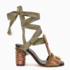 ULLA JOHNSON Celina Embellished High Heel - Solar