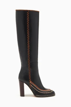 ULLA JOHNSON Arlette Knee High Boot - Noir