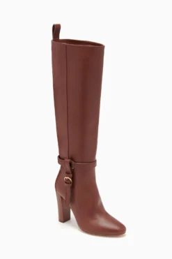 ULLA JOHNSON Annette Knee High Boot - Mahogany 7 ULLA JOHNSON Annette Knee High Boot - Mahogany -ULLA JOHNSON FA231019 ANNETTEKNEEHIGHBOOT MAHOGANY b r web