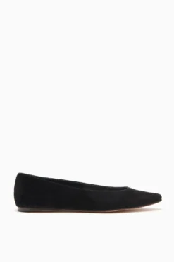 ULLA JOHNSON Arlo Ballet Flat - Noir