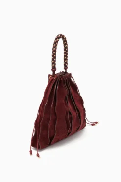 ULLA JOHNSON Adria Large Pleated Wave Bag - Mahogany 7 ULLA JOHNSON Adria Large Pleated Wave Bag - Mahogany -ULLA JOHNSON FA231124 ADRIALARGEPLEATEDWAVEBAG MAHOGANY b r web