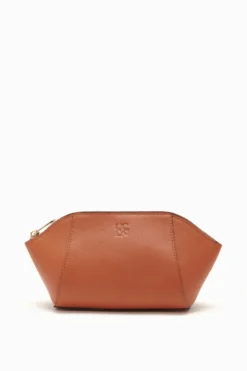 ULLA JOHNSON Imogen Large Makeup Pouch - Sierra