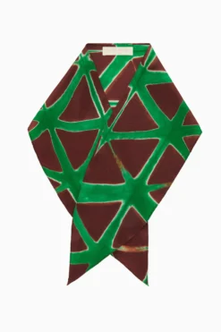 ULLA JOHNSON Ema Scarf - Teak -ULLA JOHNSON FA231323 EMASCARF TEAK b r web