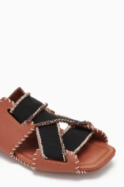 ULLA JOHNSON Yesenia Elastic Sandal - Sierra -ULLA JOHNSON PF231006 ElasticSandal Sierra c r web 3840x update