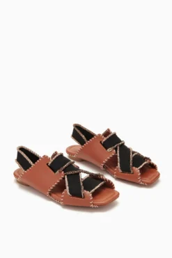 ULLA JOHNSON Yesenia Elastic Sandal - Sierra -ULLA JOHNSON PF231006 ElasticSandal Sierra d r web 3840x update