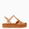 ULLA JOHNSON Shayna Macrame Braided Flatform - Sierra