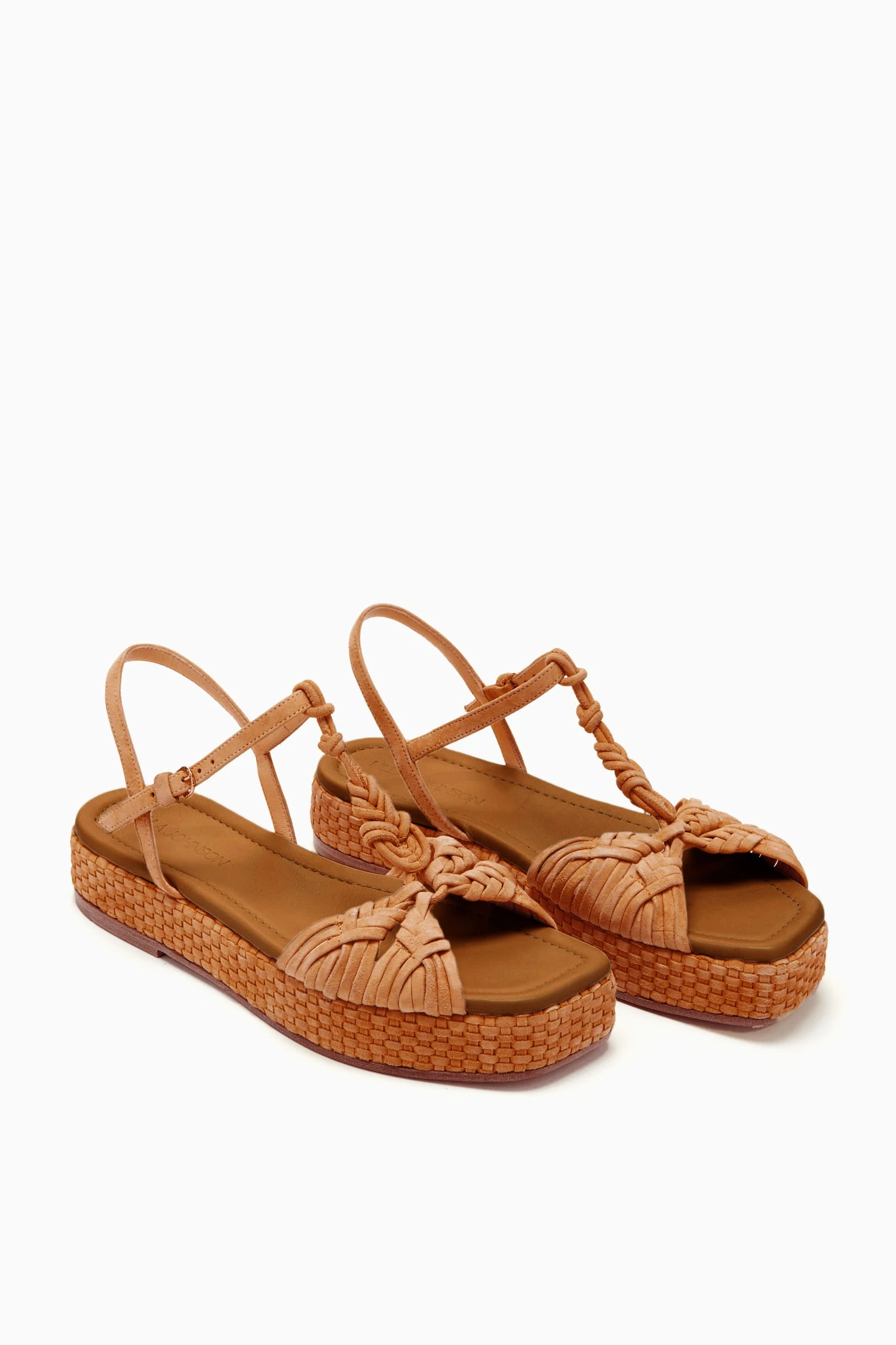 ULLA JOHNSON Shayna Macrame Braided Flatform - Sierra 4 ULLA JOHNSON Shayna Macrame Braided Flatform - Sierra - Image 4