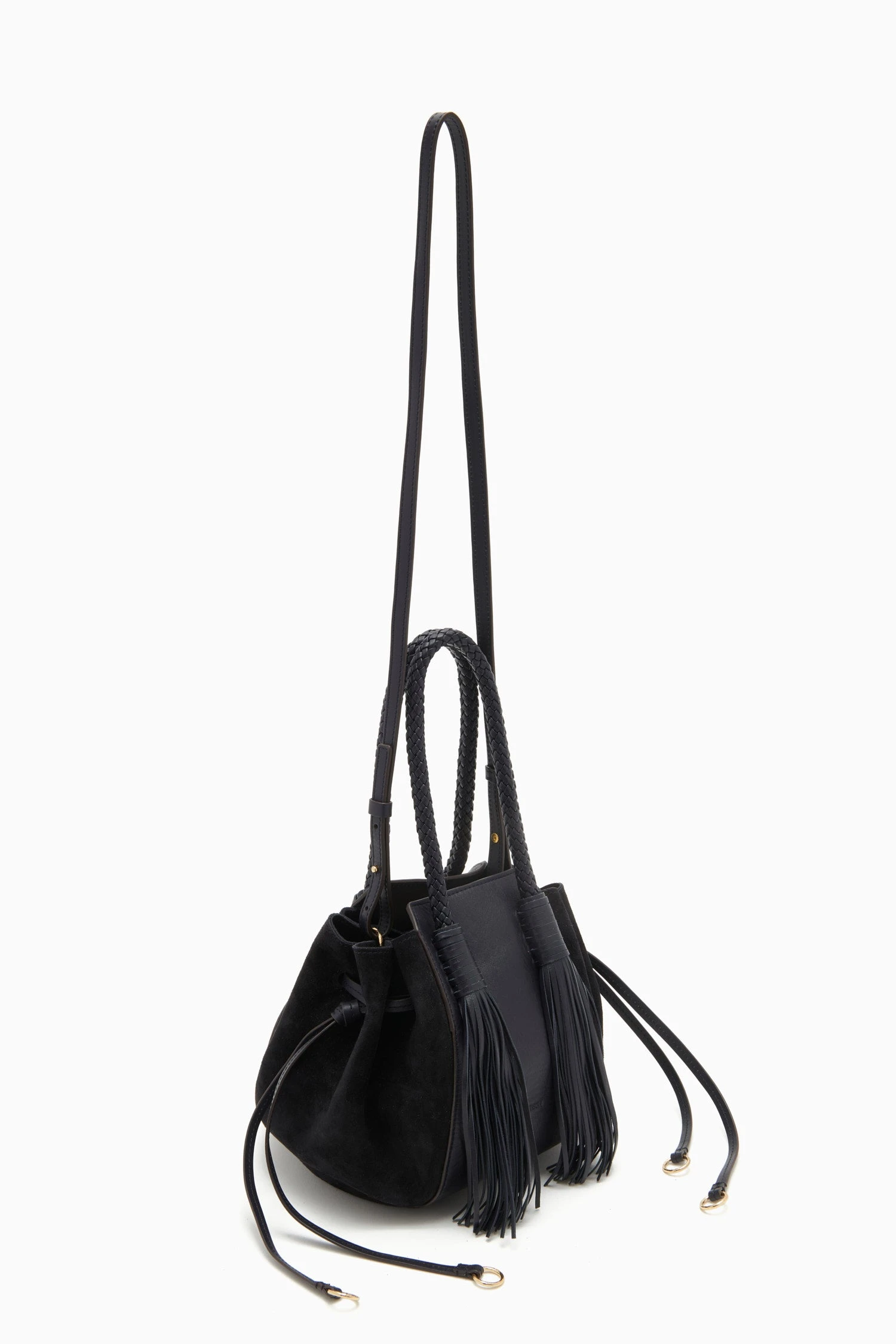 ULLA JOHNSON Gio Leather Bag - Midnight 3 ULLA JOHNSON Gio Leather Bag - Midnight - Image 3