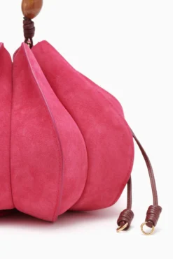 ULLA JOHNSON Lotus Flower Pochette - Orchid Colorblock -ULLA JOHNSON PF231107 LotusFlowerPochette ORCHIDCOLORBLOCK c r web