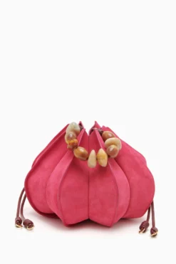 ULLA JOHNSON Lotus Flower Pochette - Orchid Colorblock -ULLA JOHNSON PF231107 LotusFlowerPochette ORCHIDCOLORBLOCK d r web