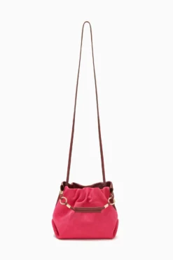 ULLA JOHNSON Remy Mini Handbag - Orchid Colorblock -ULLA JOHNSON PF231113 RemyMiniHandbag Oxblood e r web