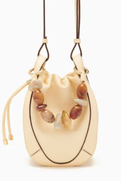 ULLA JOHNSON Lee Pouch - Transparent Yellow -ULLA JOHNSON PF231115 LeePouch TransparentYellow c r web