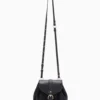 ULLA JOHNSON Paloma Ruched Convertible Crossbody - Midnight