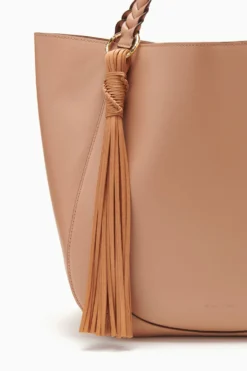 ULLA JOHNSON Albers Tote - Blush -ULLA JOHNSON PF231130 AlbersTote Nude c r web