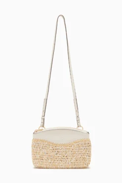 ULLA JOHNSON Maya Raffia Crossbody - Natural