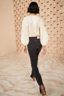 ULLA JOHNSON Maeve Blouse - Dawn -ULLA JOHNSON SHOT 045 ULLA JOHNSON MAEVE BLOUSE DAWN UJ990237 0105