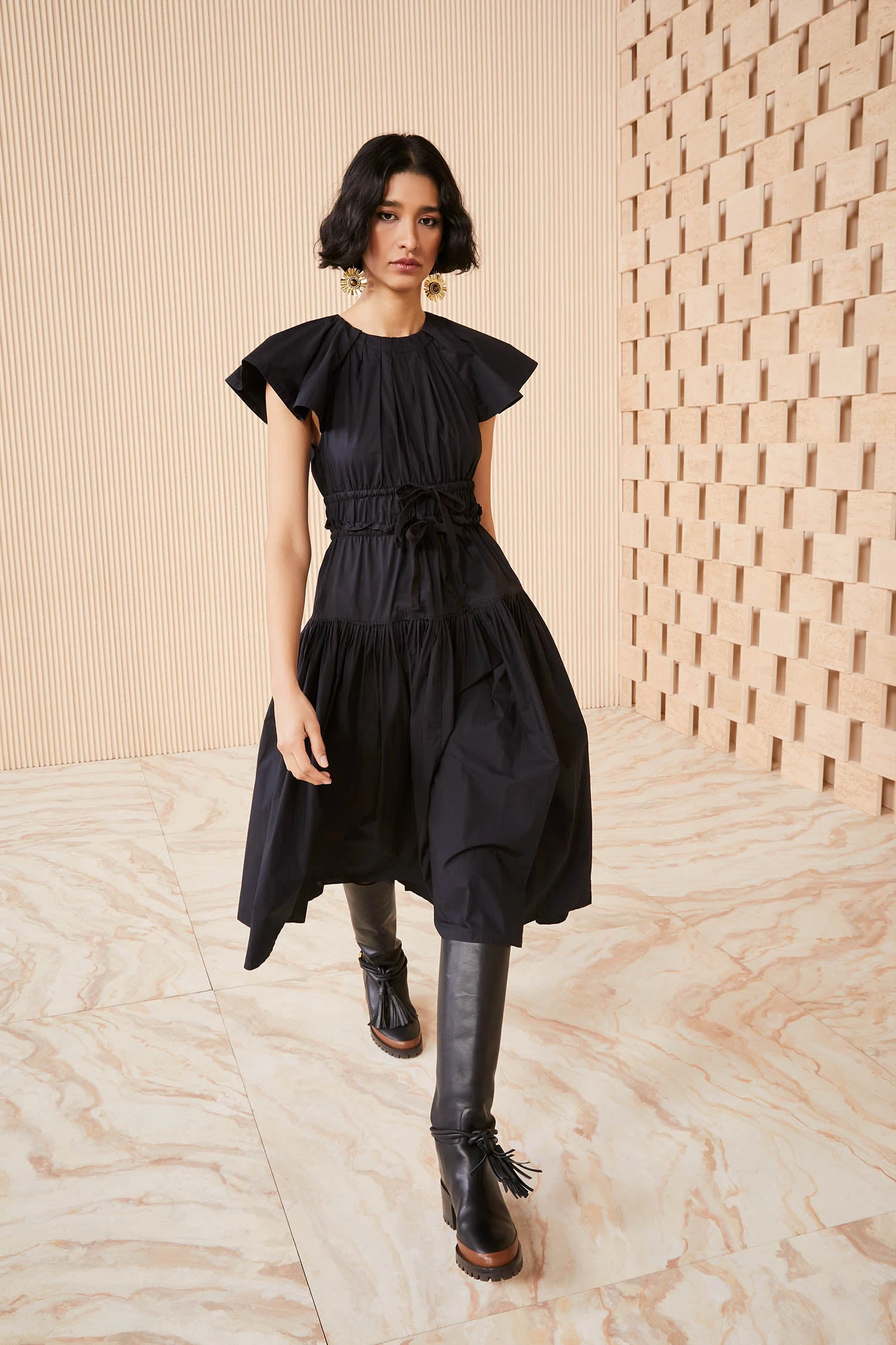 ULLA JOHNSON Delmara Dress - Noir 1 ULLA JOHNSON Delmara Dress - Noir