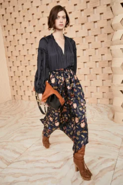 ULLA JOHNSON Maeve Blouse - Noir -ULLA JOHNSON SHOT 105 0154 ULLA JOHNSON MAEVE BLOUSE NOIR UJ990237 view 1