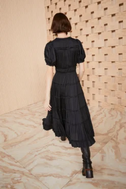 ULLA JOHNSON Olivia Dress - Noir 7 ULLA JOHNSON Olivia Dress - Noir -ULLA JOHNSON SHOT 109 ULLA JOHNSON OLIVIA DRESS NOIR UJ990152 00501