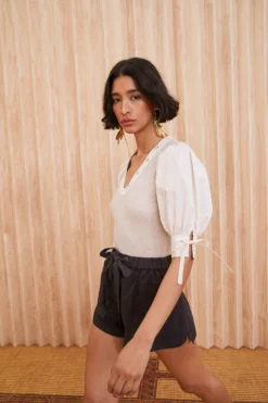 ULLA JOHNSON Pia Top - Oatmeal -ULLA JOHNSON SHOT 137 0188 ulla johnson white pia top oatmeal UJ99 view 1