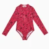 ULLA JOHNSON Girls Amaya One Piece - Poppy Floral