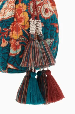 ULLA JOHNSON Priya Makeup Bag - Delphinium -ULLA JOHNSON UJ991330 PriyaMakeupBag DELPHINIUM c r web