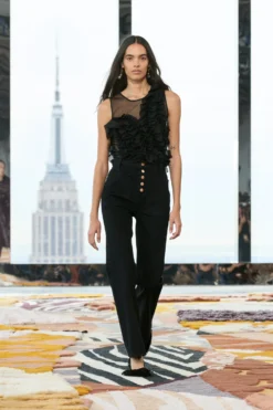 ULLA JOHNSON Winnifred Top - Noir -ULLA JOHNSON UJ AW23 38 Filippo scaled