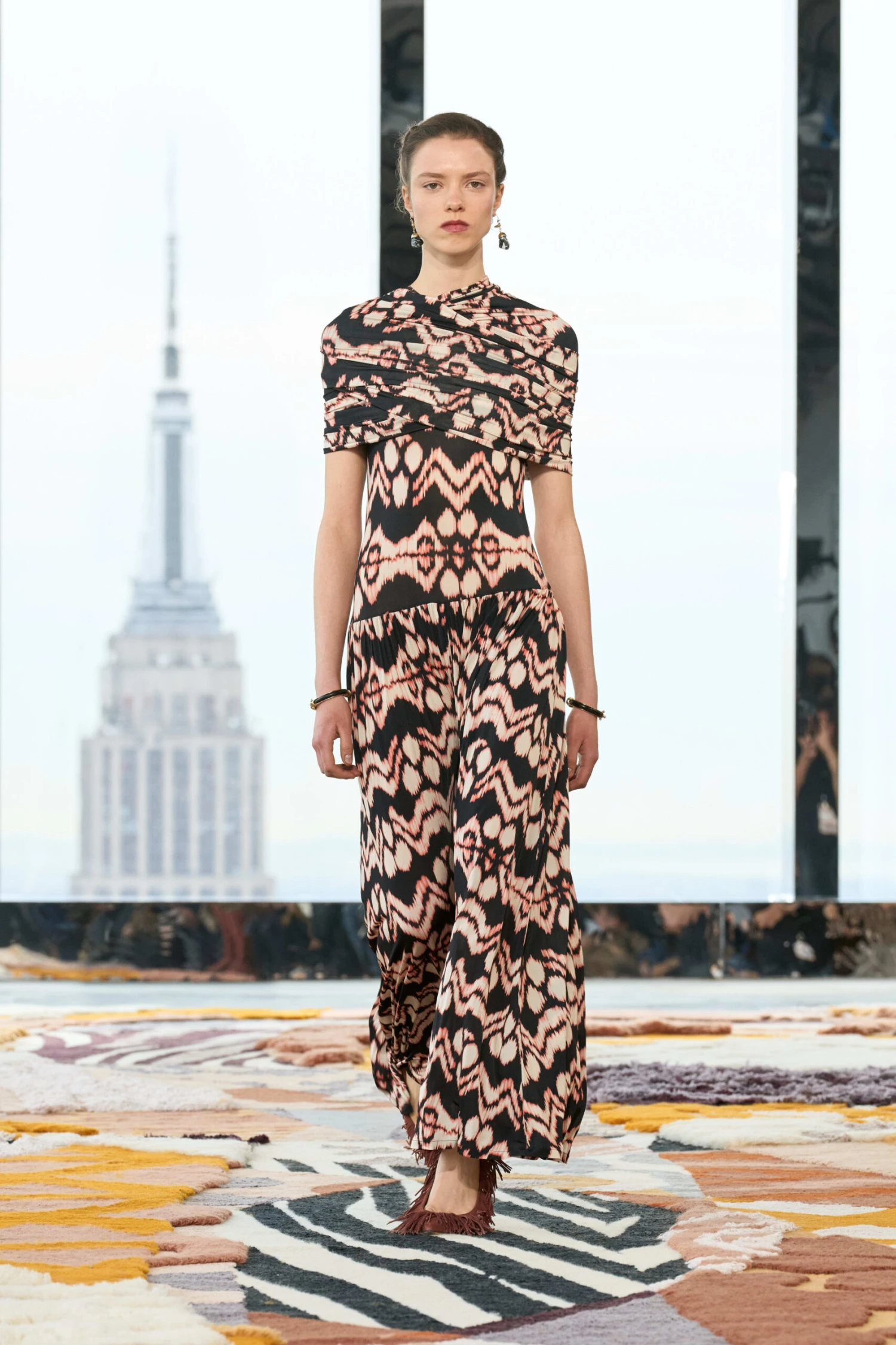 ULLA JOHNSON Livia Dress - Obsidian 2 ULLA JOHNSON Livia Dress - Obsidian - Image 2