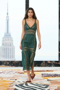 ULLA JOHNSON Shivani Dress - Cypress -ULLA JOHNSON UJ AW23 44 Filippo scaled