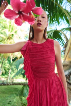 ULLA JOHNSON Circe Gown - Orchid -ULLA JOHNSON UJ PF23 PDP CROP 1500x2250 LOOK 3