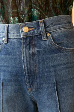 ULLA JOHNSON The Genevieve Jean - Danube Dark Indigo Wash -ULLA JOHNSON ULLA JOHNSON GENEVIEVE JEAN DANUBE DARK INDIGO 04
