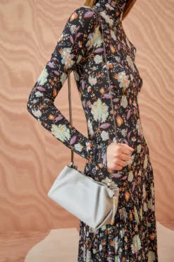 ULLA JOHNSON Remy Mini Soft Clutch - Agave -ULLA JOHNSON ULLA JOHNSON AGAVEMINIREMYCLUTCH 0053