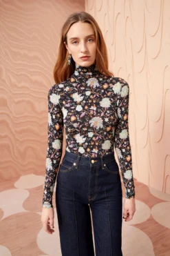 ULLA JOHNSON Aurelia Turtleneck - Nuit