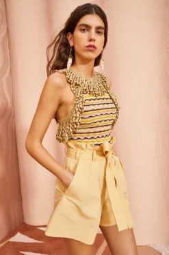 ULLA JOHNSON Abri Shorts - Dune -ULLA JOHNSON ULLA JOHNSON Abri Shorts DUNE 0068