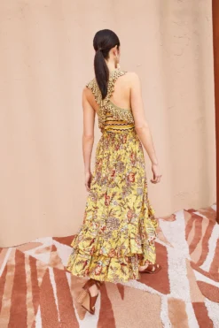 ULLA JOHNSON Acacia Skirt - Calla Lily 8 ULLA JOHNSON Acacia Skirt - Calla Lily -ULLA JOHNSON ULLA JOHNSON Acacia Skirt CALLA LILY 04