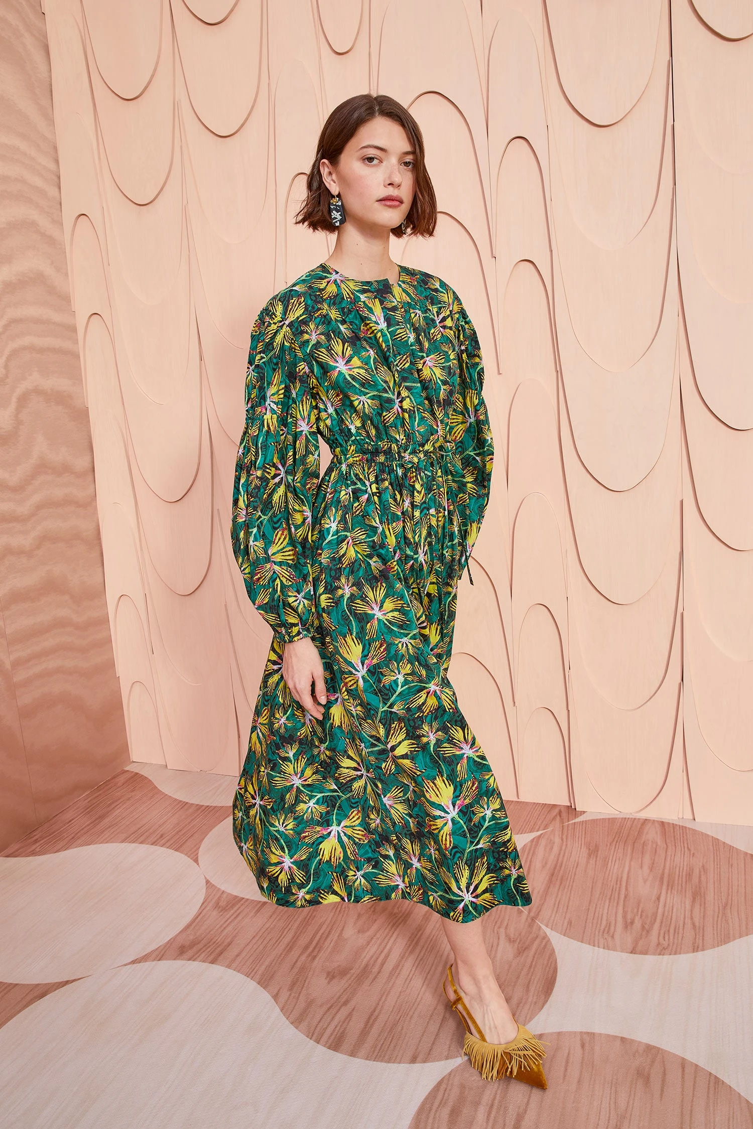 ULLA JOHNSON Adalie Dress - Tigerlily 1 ULLA JOHNSON Adalie Dress - Tigerlily