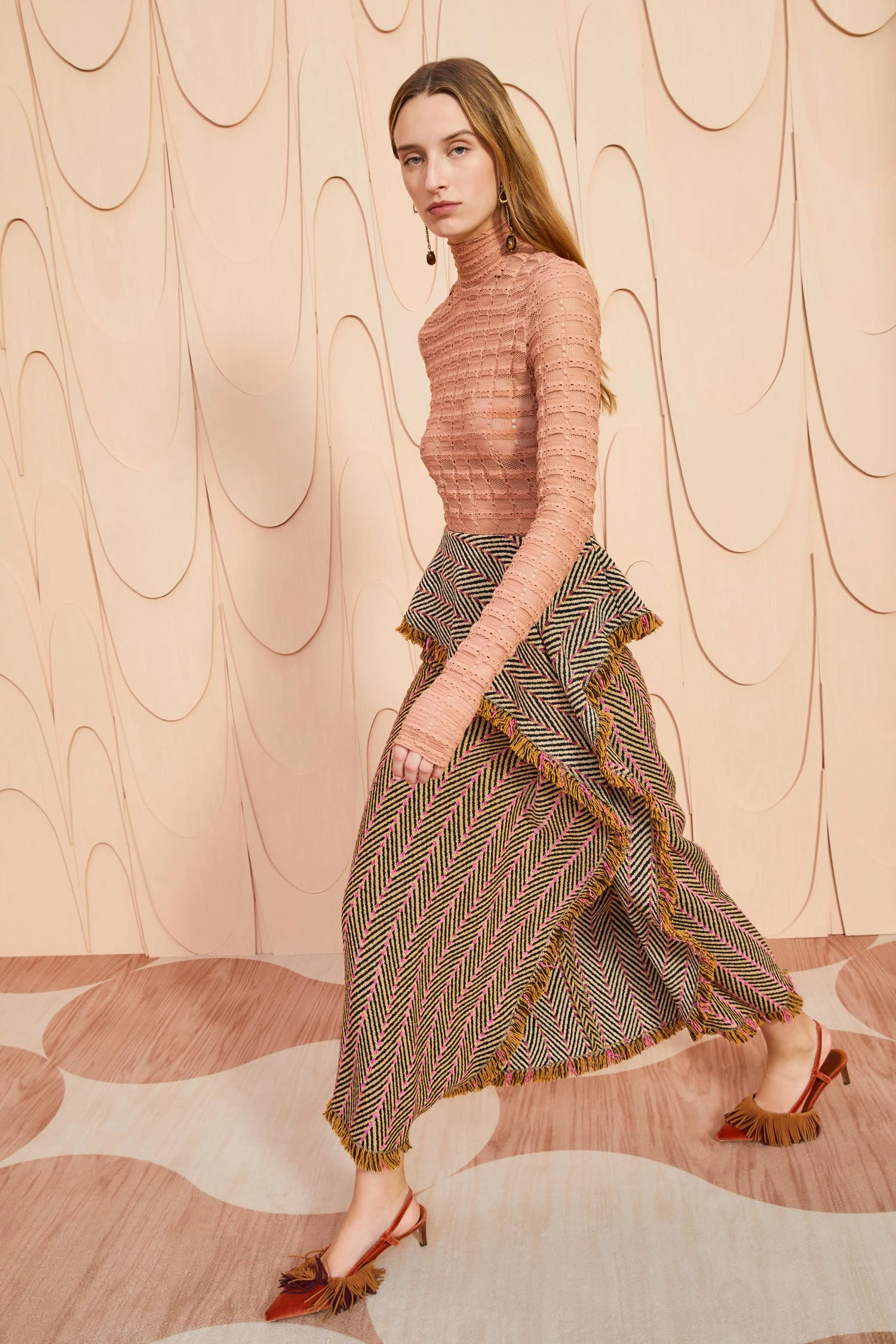 ULLA JOHNSON Agatha Skirt - Tiger's Eye 6 ULLA JOHNSON Agatha Skirt - Tiger's Eye - Image 6