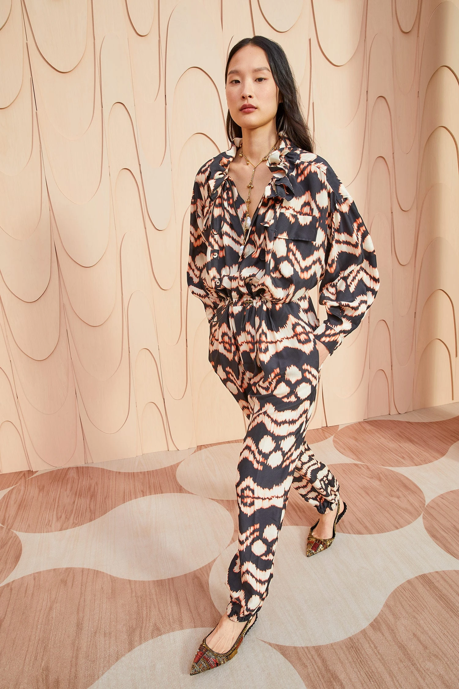 ULLA JOHNSON Aida Jumpsuit - Obsidian 6 ULLA JOHNSON Aida Jumpsuit - Obsidian - Image 6