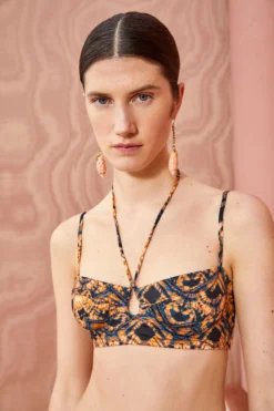 ULLA JOHNSON Aleena Bikini Top - Constellation