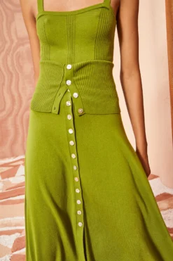 ULLA JOHNSON Alessi Skirt - Willow -ULLA JOHNSON ULLA JOHNSON Alessi Skirt WILLOW 02 ALT