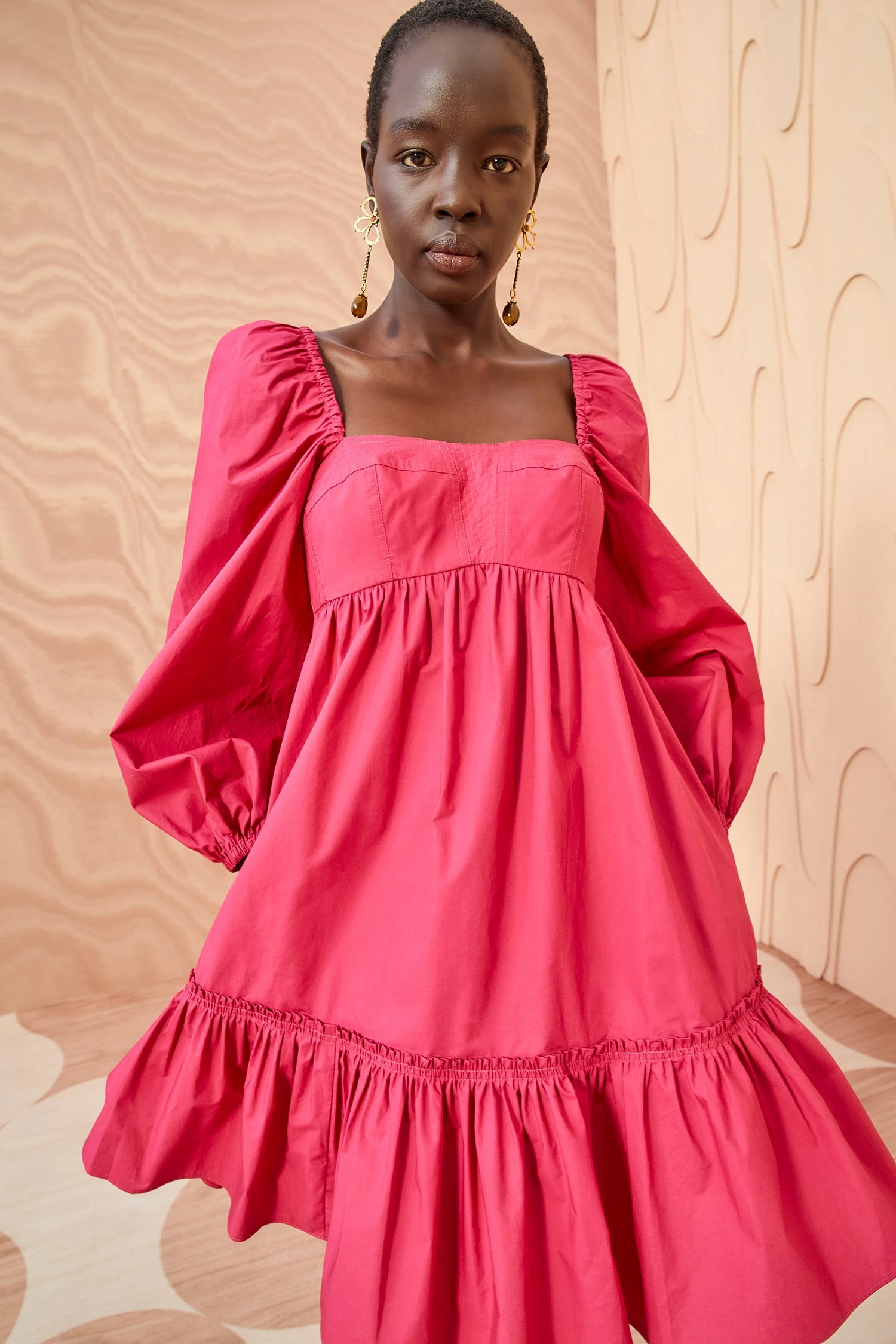 ULLA JOHNSON Alita Dress - Rosebud 3 ULLA JOHNSON Alita Dress - Rosebud - Image 3