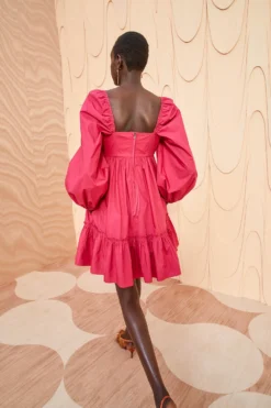 ULLA JOHNSON Alita Dress - Rosebud 8 ULLA JOHNSON Alita Dress - Rosebud -ULLA JOHNSON ULLA JOHNSON Alita Dress ROSEBUD 04