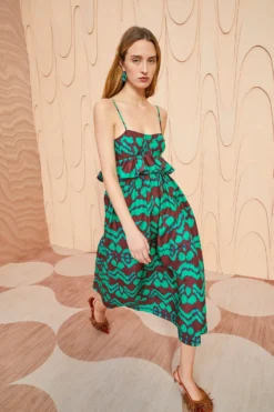 ULLA JOHNSON Amaliya Dress - Malachite
