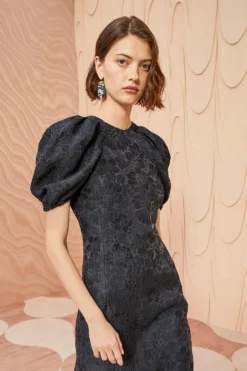 ULLA JOHNSON Amandine Dress - Noir 8 ULLA JOHNSON Amandine Dress - Noir -ULLA JOHNSON ULLA JOHNSON Amandine Dress NOIR 04