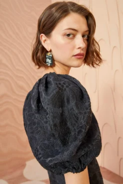 ULLA JOHNSON Amandine Dress - Noir 9 ULLA JOHNSON Amandine Dress - Noir -ULLA JOHNSON ULLA JOHNSON Amandine Dress NOIR 05