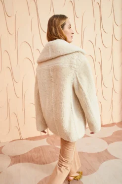 ULLA JOHNSON Ambrose Jacket - Limestone -ULLA JOHNSON ULLA JOHNSON Ambrose Jacket LIMESTONE 04