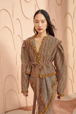 ULLA JOHNSON Ames Jacket - Tiger's Eye