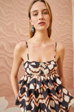 ULLA JOHNSON Amrita Top - Obsidian -ULLA JOHNSON ULLA JOHNSON Amrita Top OBSIDIAN 05