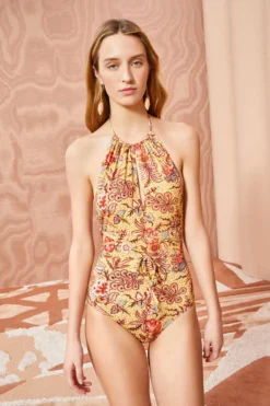 ULLA JOHNSON Annika Maillot - Calla Lily -ULLA JOHNSON ULLA JOHNSON Annika Maillot CALLA LILY 0044